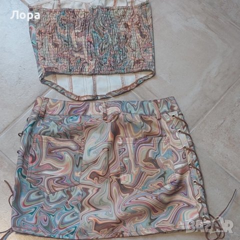 Дамски комплект пола и бюстие , снимка 2 - Комплекти - 50771071