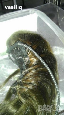 опашка за коса,естествена, снимка 5 - Аксесоари за коса - 35032615
