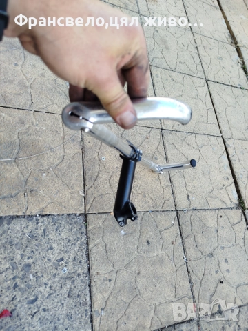 Кормило 25.4 с лапа за стержен 28.6 за велосипед колело , снимка 2 - Части за велосипеди - 52118387