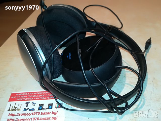 philips headphones+transmitter 1905221639, снимка 5 - Слушалки и портативни колонки - 36813923