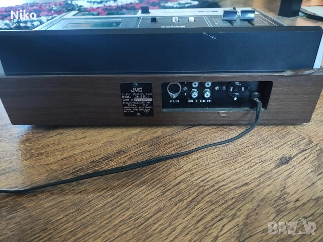 ретро касетен дек JVC, снимка 5 - Декове - 52933771