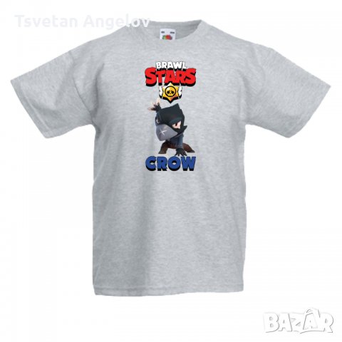 Разпродажба! Детска тениска Crow 4 Brawl Stars, снимка 1 - Детски тениски и потници - 32268284