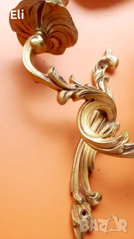 Бронзови аплици, снимка 4 - Лампи за стена - 47509413