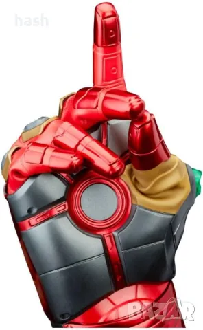 Avengers Marvel Legends Series Iron Man Nano Gauntlet Артикулиран електронен юмрук със светлини, снимка 3 - Други - 48440014