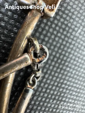 Сребърно колие №5985 , снимка 5 - Колиета, медальони, синджири - 47450244