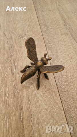 Масивна Чугунена пчела–450гр, снимка 2 - Градински мебели, декорация  - 39730246