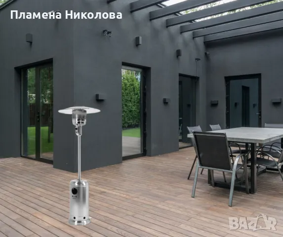 Външен газов отоплител, 13kW, гъба, инокс, снимка 3 - Отоплителни печки - 47361717