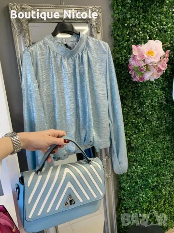 Дамска блуза и дамска чанта  , снимка 1