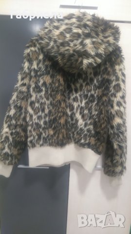 Пухено палто пантера, снимка 3 - Палта, манта - 38547065