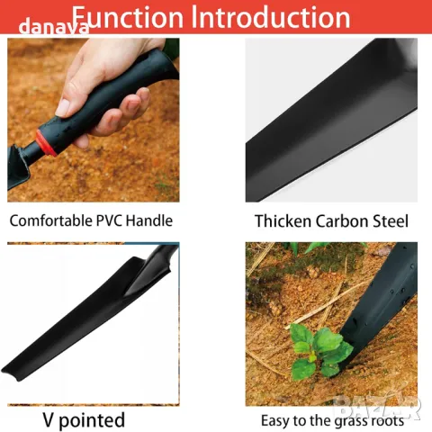 5471 Изкоренител градинска лопатка за плевели, снимка 5 - Градински инструменти - 48131335