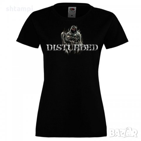 Дамска тениска Disturbed 1, снимка 2 - Тениски - 32864798