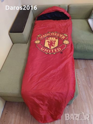 Оригинален спален чувал Manchester United, снимка 1 - Надуваеми легла - 33623663