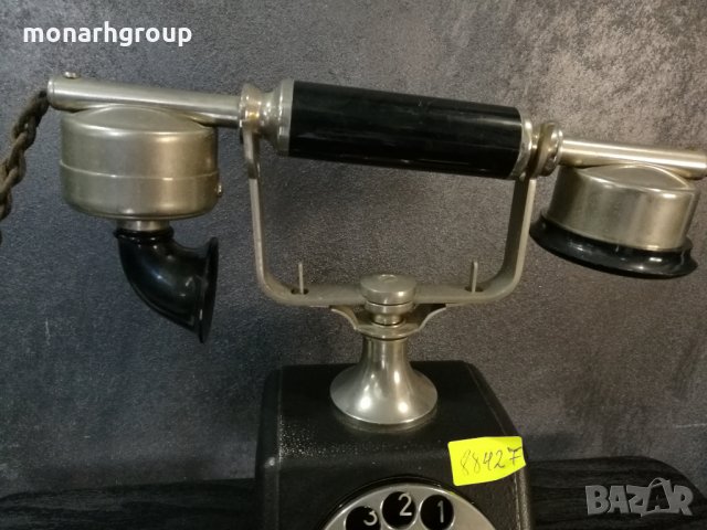 Телефон Antique Fernmeldewerk Nordhausen, снимка 4 - Антикварни и старинни предмети - 26644814