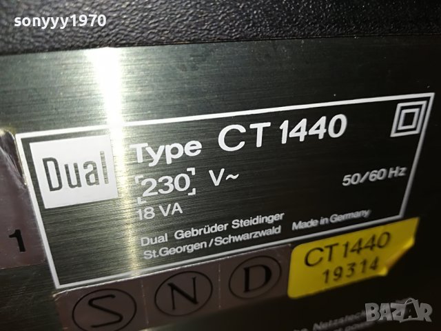 dual ct1440 HIFI stereo tuner-made in germany-внос швеицария 0907221426, снимка 11 - Ресийвъри, усилватели, смесителни пултове - 37336455