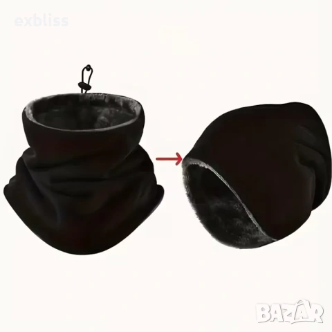 Топла бандана с яка и регулируема връзка, снимка 6 - Други - 53387833