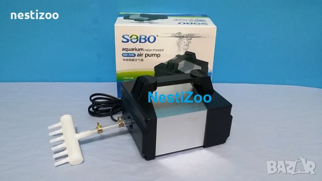 Професионален Компресор за Аквариуми-1800л/час-6 Изхода, снимка 4 - Оборудване за аквариуми - 50982488