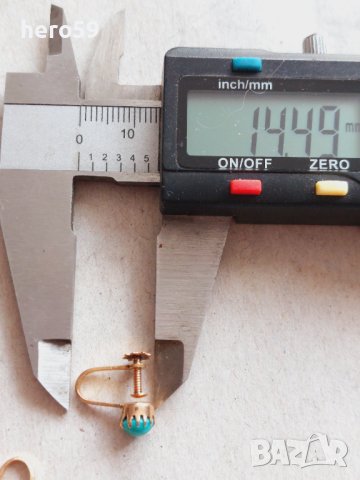 Златни обеци-три броя,злато 14 к., снимка 7 - Обеци - 43491202