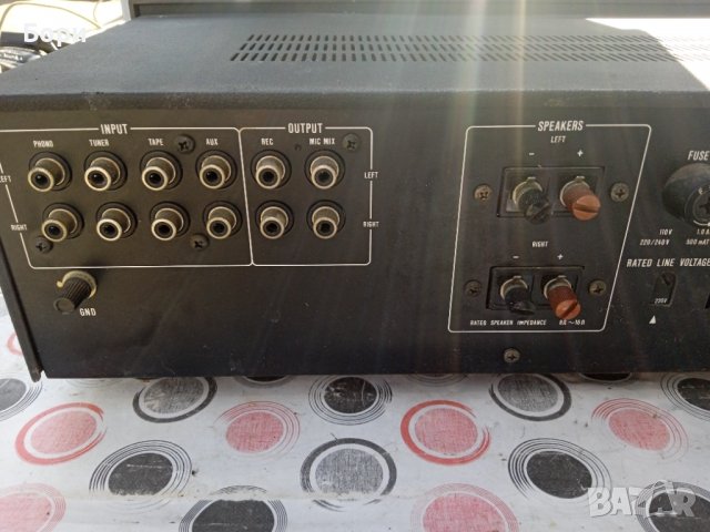 SHARP SM-1122 STEREO Усилвател, снимка 10 - Ресийвъри, усилватели, смесителни пултове - 39730459