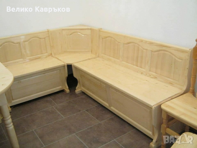 Кухненски ъгъл от масив., снимка 4 - Дивани и мека мебел - 14872900