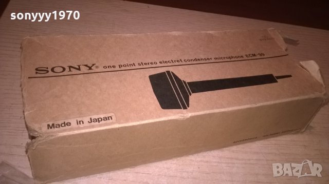 sony tokyo-made in japan-stereo microphone-внос франция, снимка 9 - Микрофони - 26684214