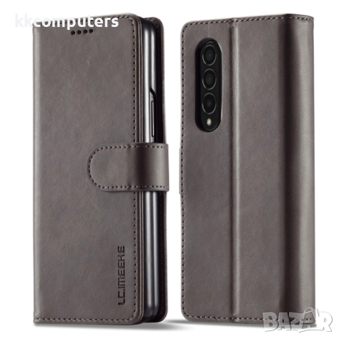 Samsung Galaxy Z Fold4 5G LC.IMEEKE Кожен Калъф и Протектор, снимка 14 - Калъфи, кейсове - 52807226