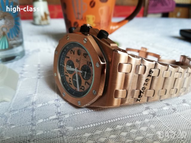 Спешно Audemas Pigut Royal Oak Offshore Chronograph 1:1 часовник дубликат , снимка 17 - Мъжки - 26167808