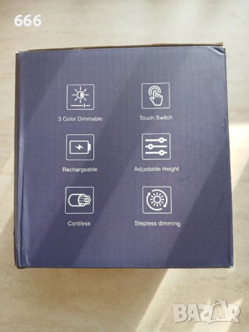 LED НАСТОЛНА ЛАМПА , АКУМУЛАТОРНА., снимка 7 - Лед осветление - 52902978