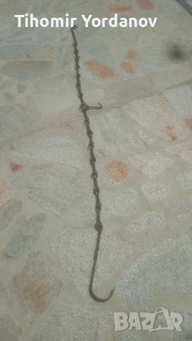 Верига за огнище от ковано желязо., снимка 18 - Антикварни и старинни предмети - 50966177