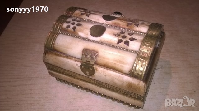 красива екзотична кутия-слонова кост-внос швеицария, снимка 6 - Колекции - 27183405