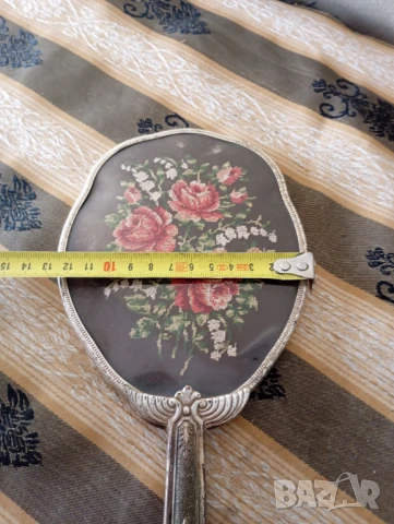 Ръчно дамско огледало арт деко, снимка 4 - Други ценни предмети - 50937123