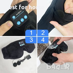 Bluetooth музикална лента за глава/ маска за очи  , снимка 7 - Други - 43905397