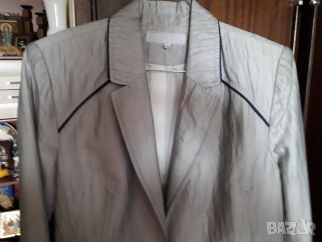 Дамско сако сребристо, снимка 3 - Сака - 28087045