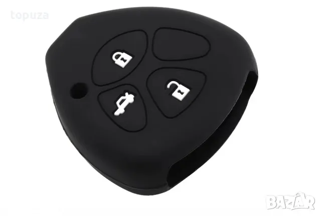 Силиконов кейс (калъф) за Toyota Avensis Camry Corolla Rav4 Kluger Land Cruiser Prado Yaris Ech, снимка 1