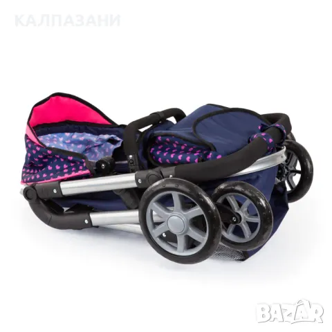 BAYER Количка за кукли CITY NEO 3 в 1 с чанта Тъмносиня 18154AA , снимка 5 - Кукли - 47509763