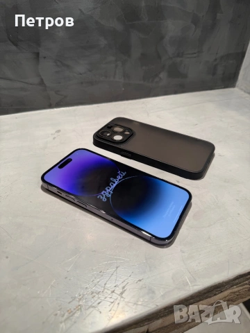 КАТО ЧИСТО НОВ Iphone 14 Pro 256 GB Purple, снимка 11 - Apple iPhone - 53529378