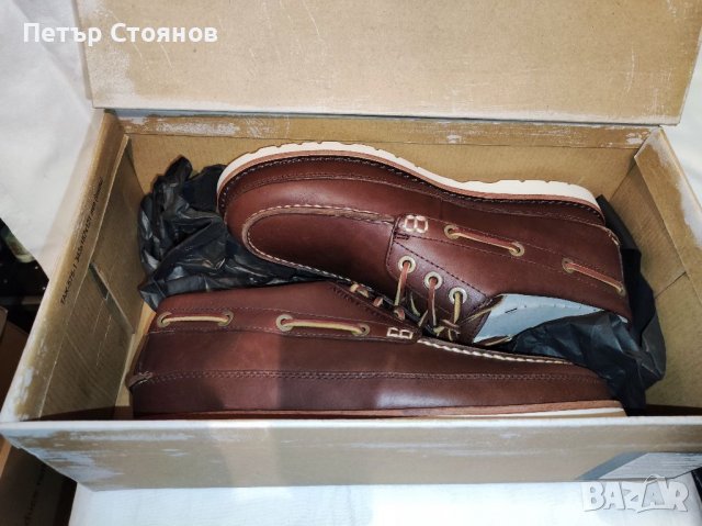 Чудесни мъжки половинки от естествена кожа Timberland №40, снимка 10 - Ежедневни обувки - 39178071