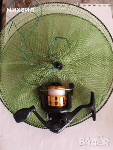 Риболовна макара с корда подарък живарник, снимка 2 - Макари - 52943473