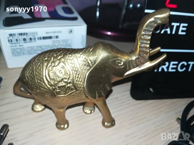 АНТИК-слонче-мед/месинг 10х9х5см, снимка 5 - Колекции - 28845626