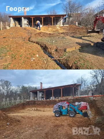 Услуги със багер, челен товарач , самосвал.  , снимка 18 - Транспортни услуги - 34158494