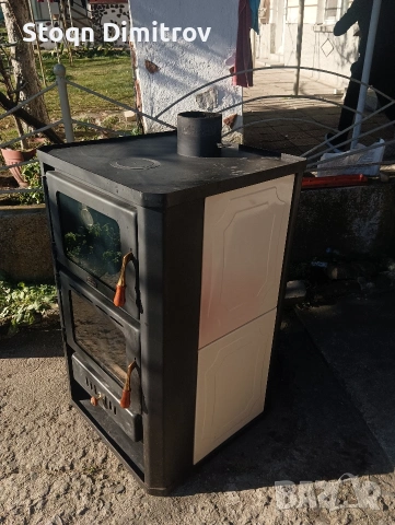 камина с водна риза, снимка 6 - Отоплителни печки - 53474814