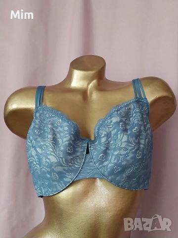 Soma DDD Син дантелен сутиен , снимка 3 - Бельо - 52981369