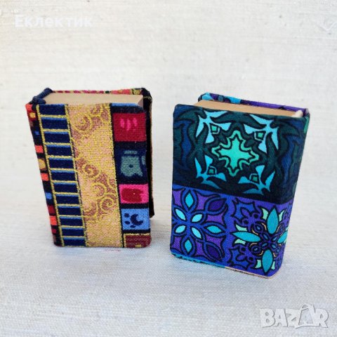 Миниатюрни ръчно подвързани тефтерчета, снимка 5 - Други - 43183360
