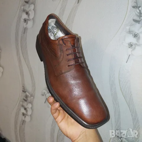 ECCO  кожени обувки номер 46, снимка 5 - Ежедневни обувки - 47917713