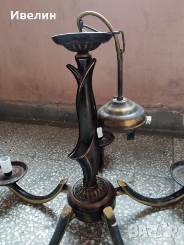 стар бароков полилей, снимка 2 - Полилеи - 28198794