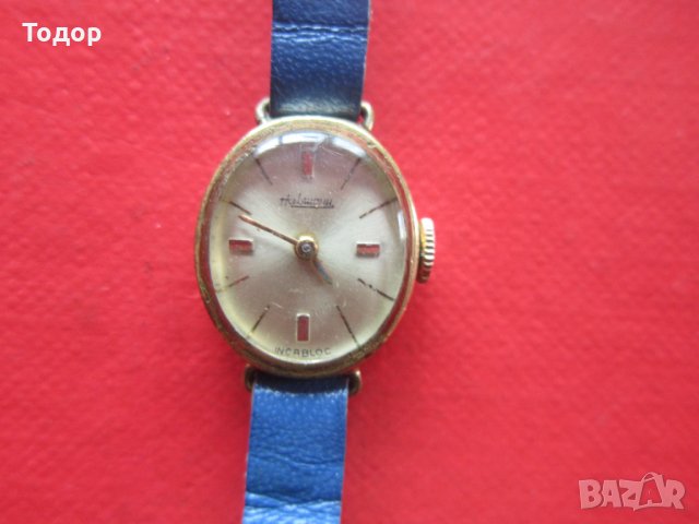 Позлатен швейцарски часовник Хабман, снимка 2 - Дамски - 33102450