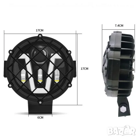 LED халоген 4 в 1, снимка 2 - Аксесоари и консумативи - 48821566