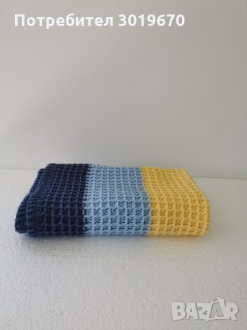 Бебешко плетено одеяло