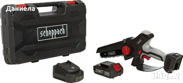 Акумулаторен трион за рязане на клони Scheppach, снимка 3 - Градинска техника - 49932637