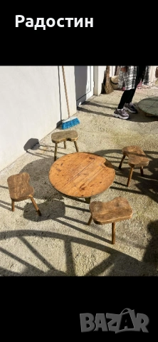 Маса Софра Паралия Синия , снимка 3 - Антикварни и старинни предмети - 50197998