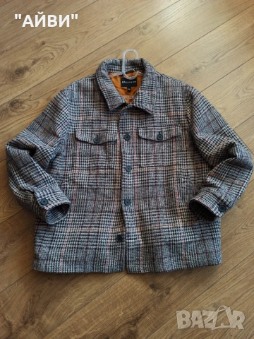 Дамска карирана риза-яке овършърт, снимка 13 - Якета - 53212929